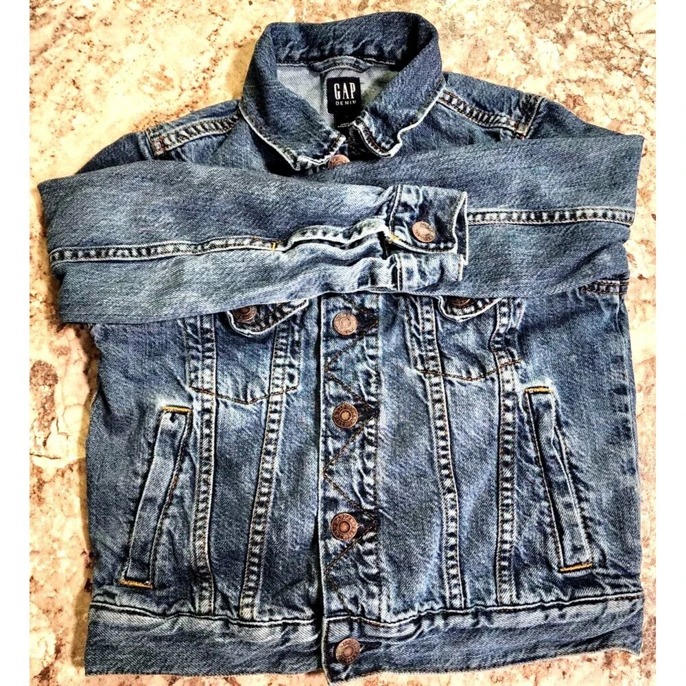 Gap Denim Medium Wash Girl’s Jacket Size Small (6/7)